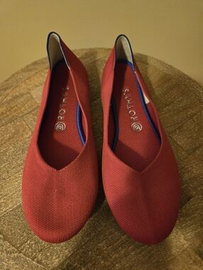 Rothy's Red Flat Shoes